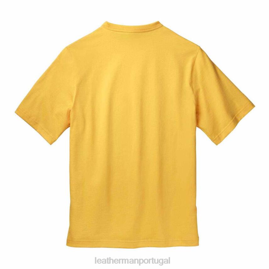 vestuário Leatherman Camiseta de manga curta com logo de 1983 amarelo 8HHD99 - Image 3