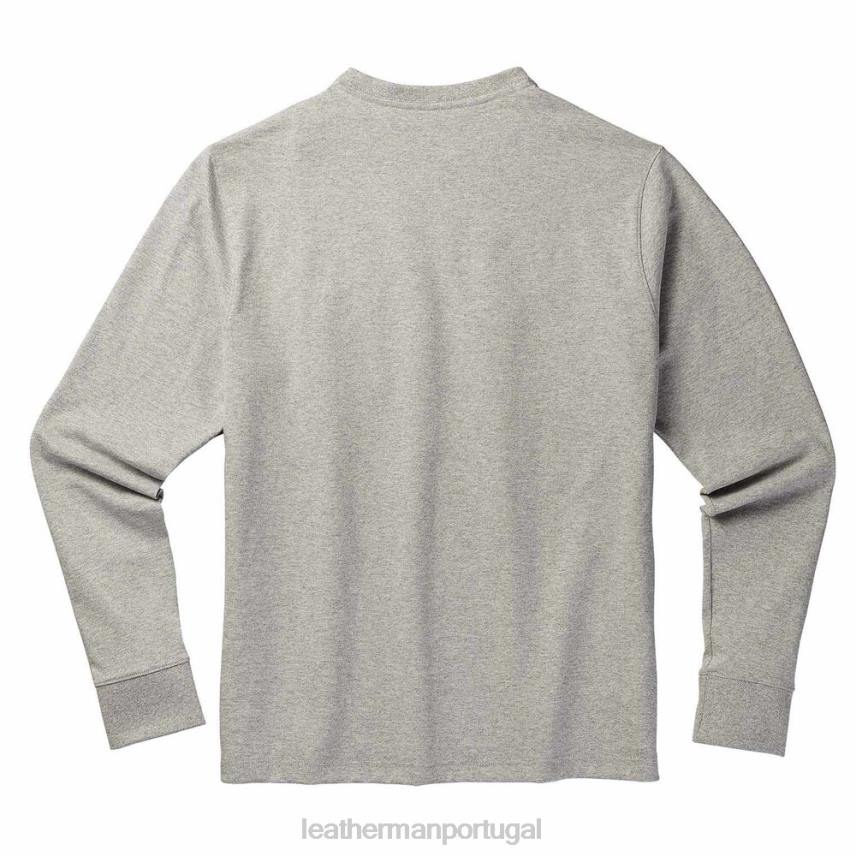 vestuário Leatherman Camiseta manga longa com logo de 1983 cinza 8HHD89 - Image 3