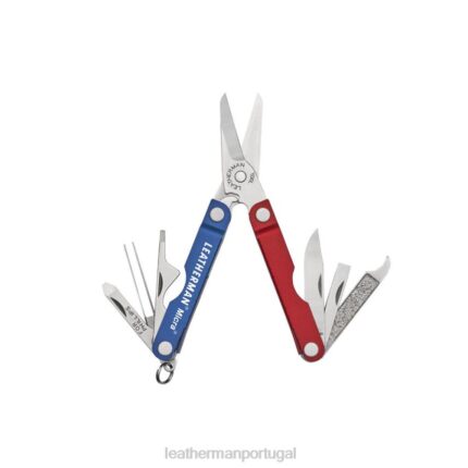 multi-ferramentas Leatherman micra vermelho azul 8HHD6