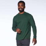 vestuário Leatherman camiseta básica manga longa verde 8HHD87 - Image 2