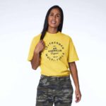 vestuário Leatherman camiseta de manga curta com emblema Heritage amarelo 8HHD93 - Image 2