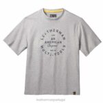 vestuário Leatherman camiseta de manga curta com emblema Heritage cinza 8HHD95