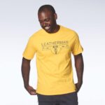 vestuário Leatherman Camiseta de manga curta com logo de 1983 amarelo 8HHD99 - Image 2