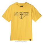 vestuário Leatherman Camiseta de manga curta com logo de 1983 amarelo 8HHD99