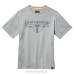 vestuário Leatherman Camiseta de manga curta com logo de 1983 cinza 8HHD101