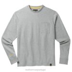 vestuário Leatherman camiseta de manga longa com carimbo de marca cinza 8HHD91 - Image 3