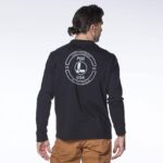 vestuário Leatherman camiseta de manga longa com carimbo de marca preto 8HHD90 - Image 2