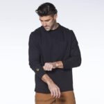 vestuário Leatherman camiseta de manga longa com carimbo de marca preto 8HHD90 - Image 5
