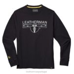 vestuário Leatherman Camiseta manga longa com logo de 1983 preto 8HHD88